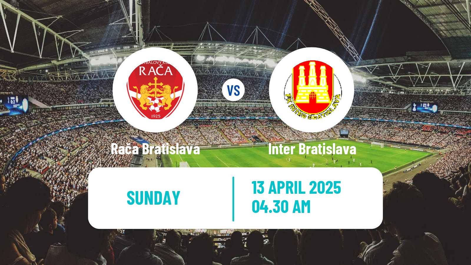 Soccer Slovak 3 Liga West Rača Bratislava - Inter Bratislava