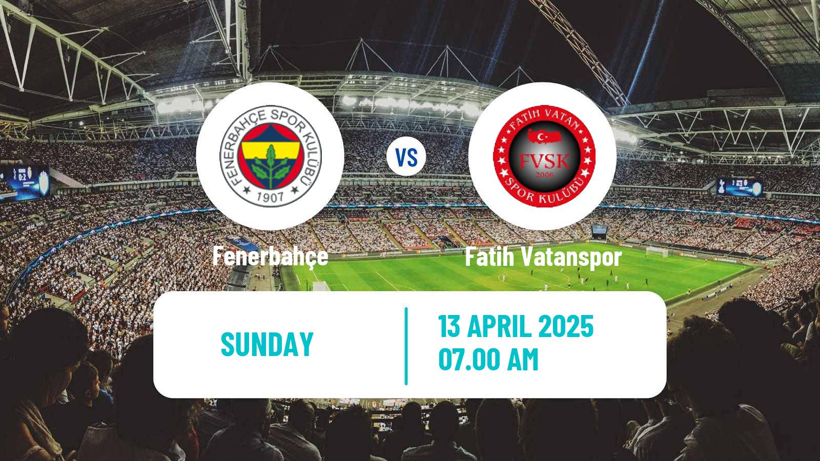 Soccer Turkish Super Lig Women Fenerbahçe - Fatih Vatanspor