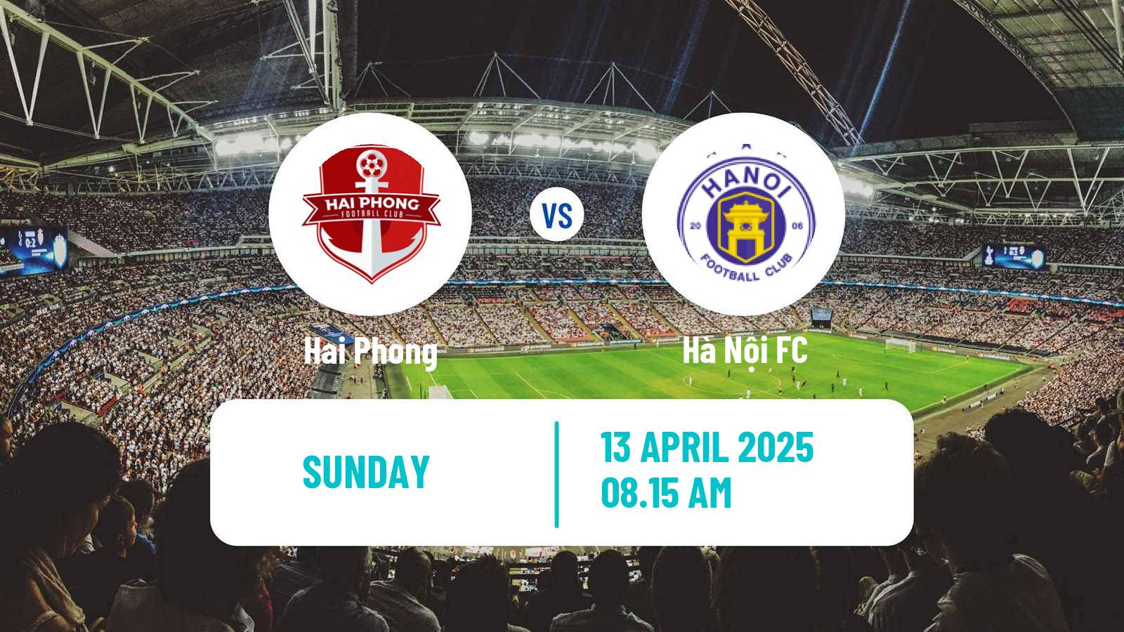Soccer Vietnamese V League 1 Hai Phong - Hà Nội FC
