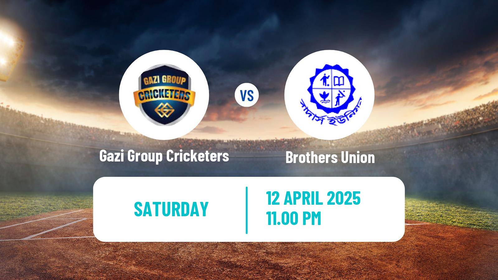Cricket Bangladesh Dhaka Premier League Gazi Group Cricketers - Brothers Union