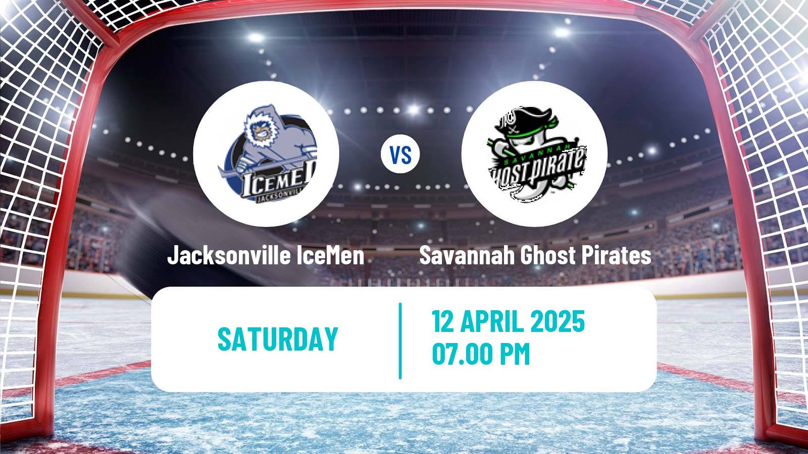 Hockey ECHL Jacksonville IceMen - Savannah Ghost Pirates