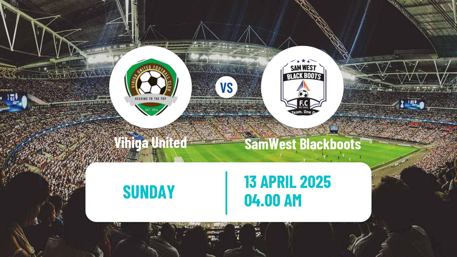 Soccer Kenyan Super League Vihiga United - SamWest Blackboots