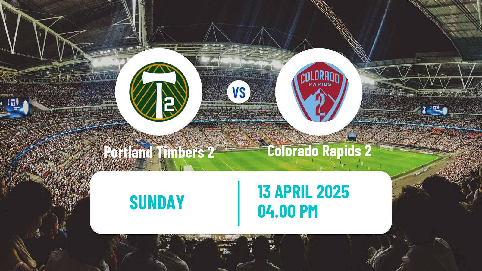 Soccer MLS Next Pro Portland Timbers 2 - Colorado Rapids 2