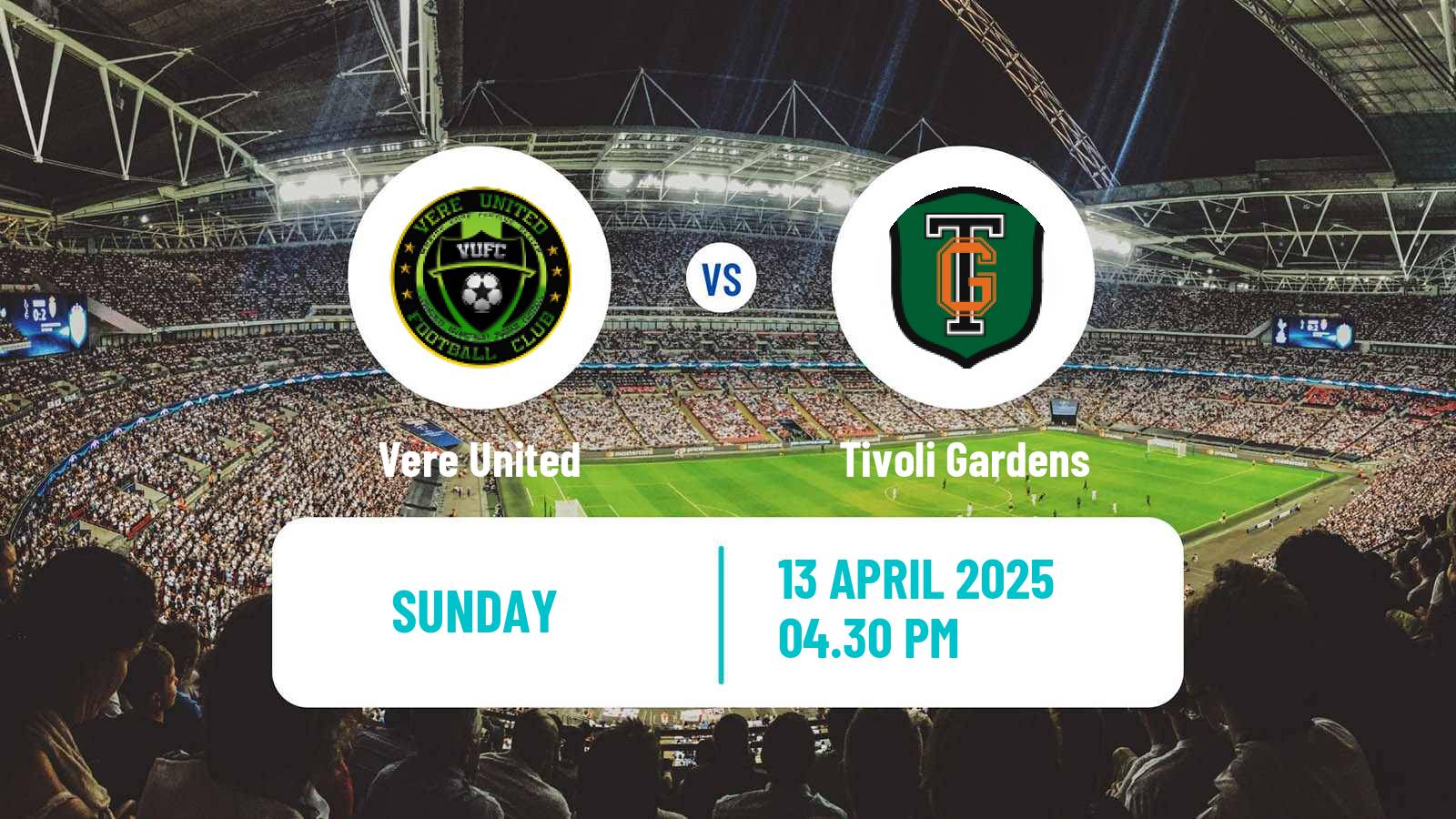 Soccer Jamaica National Premier League Vere United - Tivoli Gardens