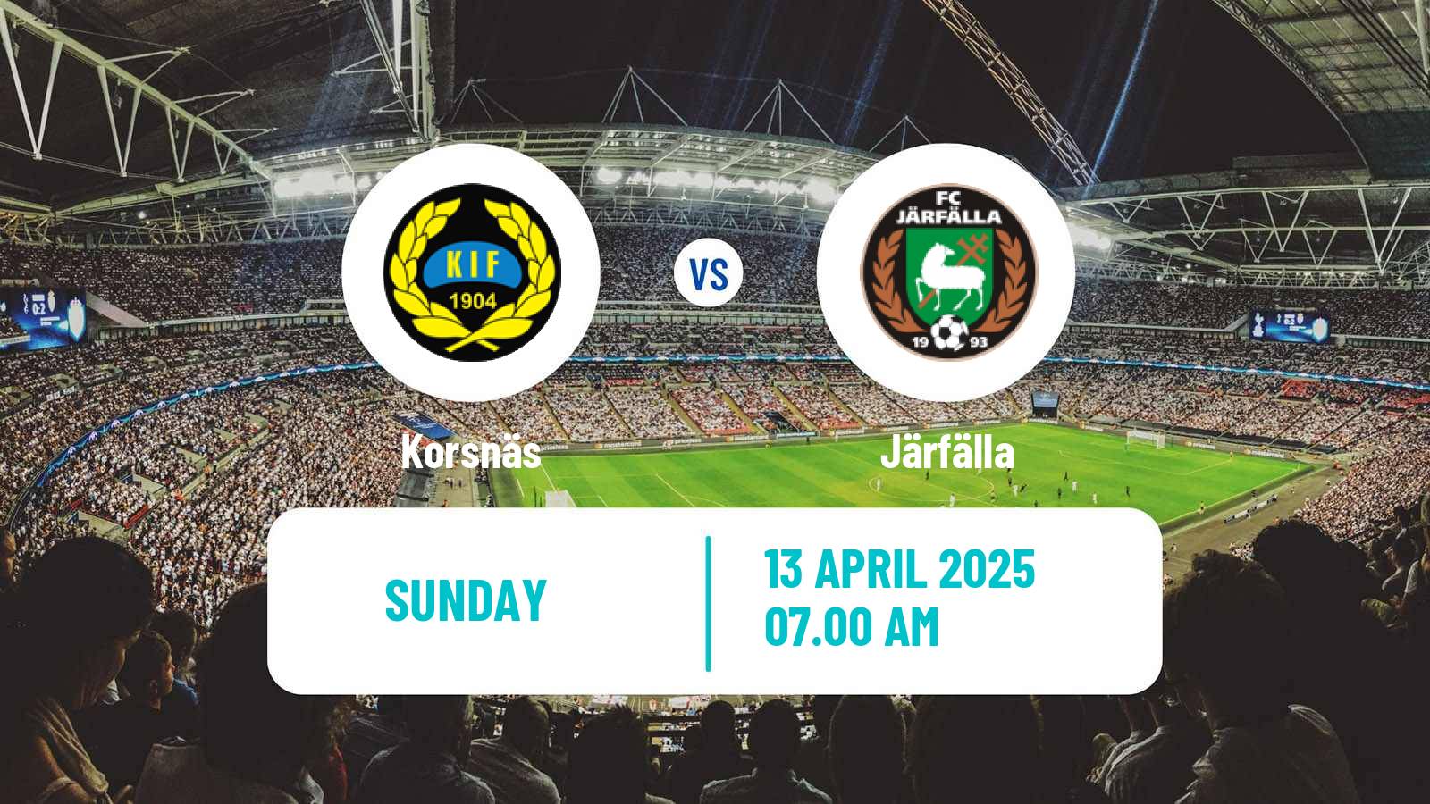 Soccer Swedish Division 2 - Norra Svealand Korsnäs - Järfälla