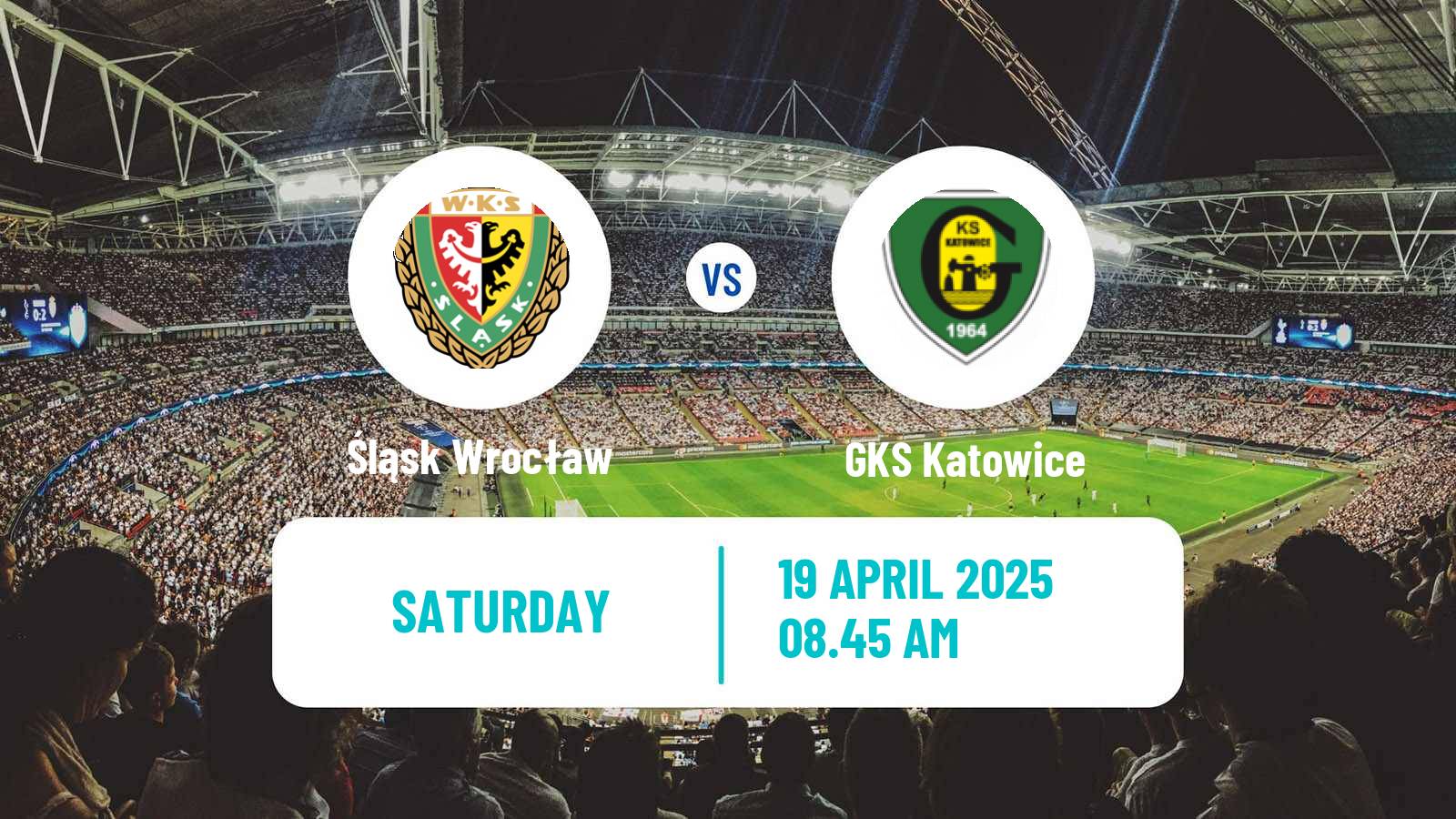 Soccer Polish Ekstraklasa Śląsk Wrocław - GKS Katowice