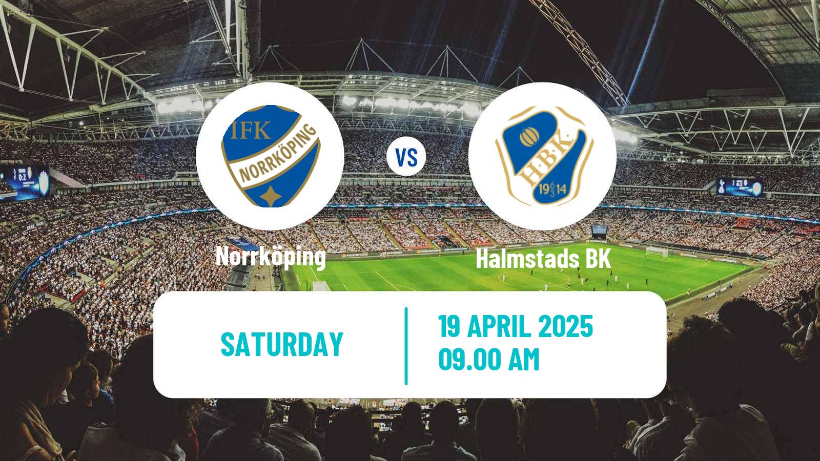Soccer Swedish Allsvenskan Norrköping - Halmstad