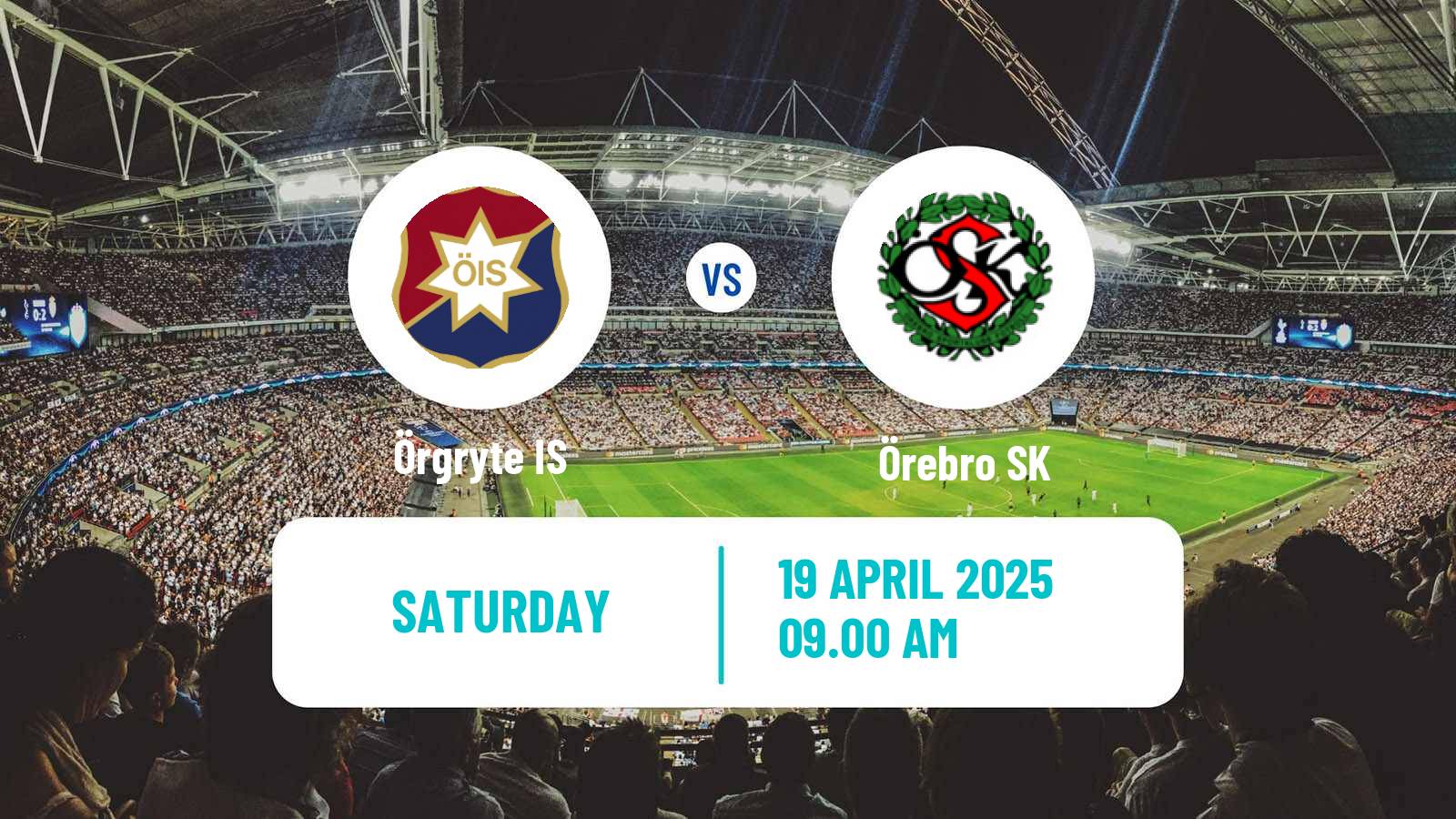 Soccer Swedish Superettan Örgryte - Örebro