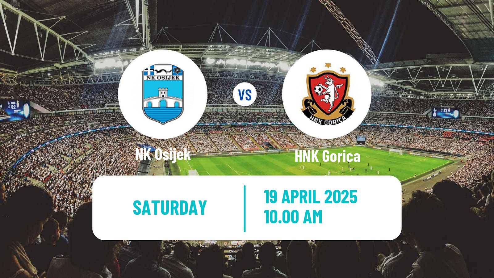Soccer Croatian HNL Osijek - Gorica