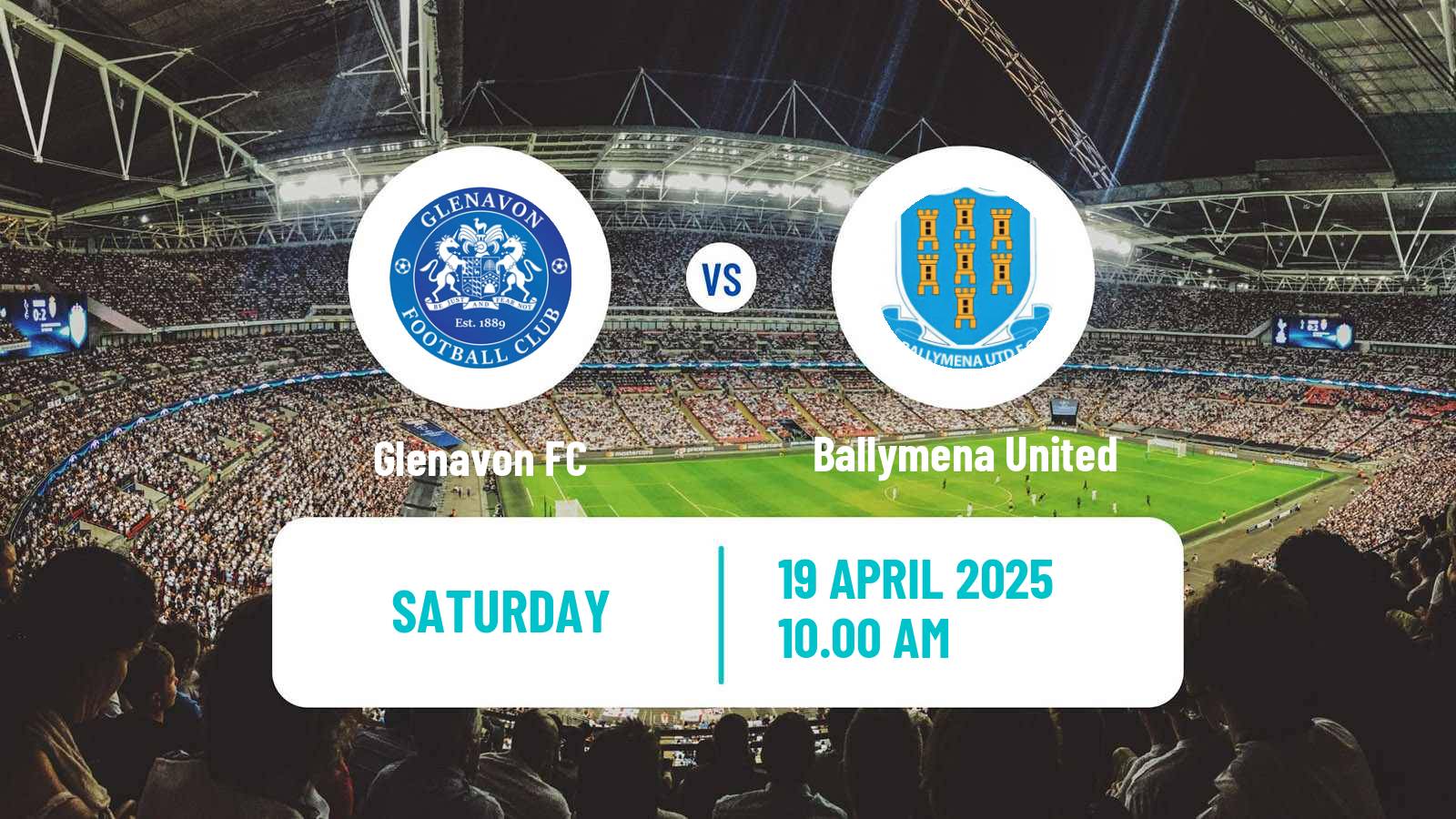 Soccer Northern Irish Premiership Glenavon - Ballymena United