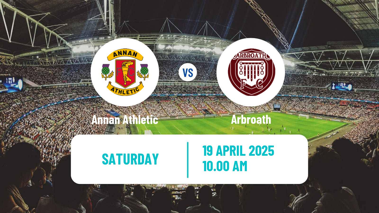 Soccer Scottish League One Annan Athletic - Arbroath