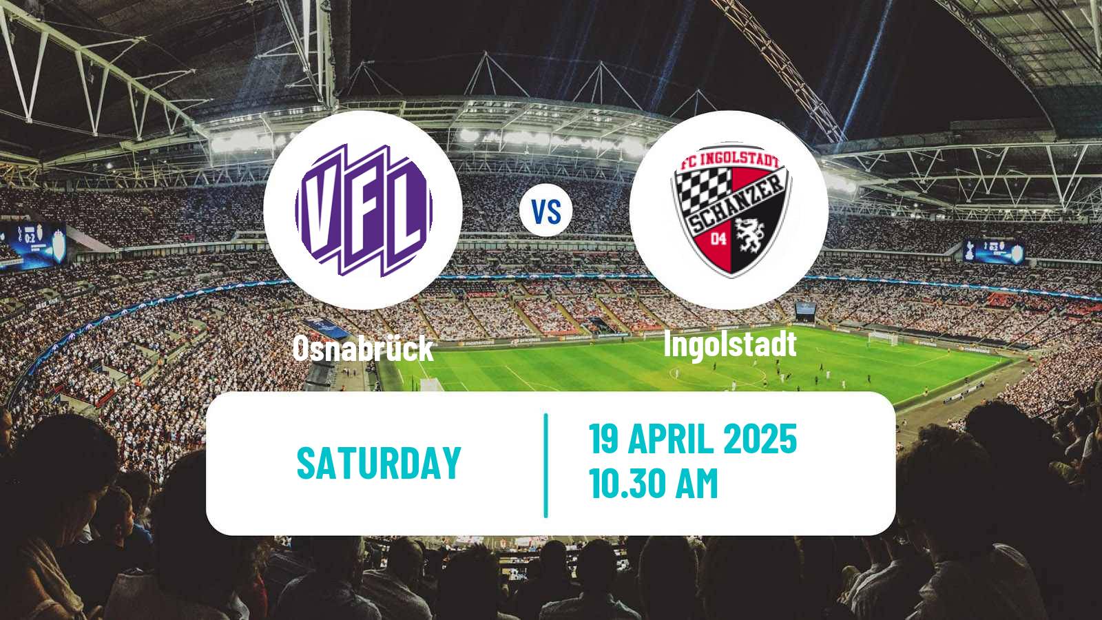 Soccer German 3 Bundesliga Osnabrück - Ingolstadt