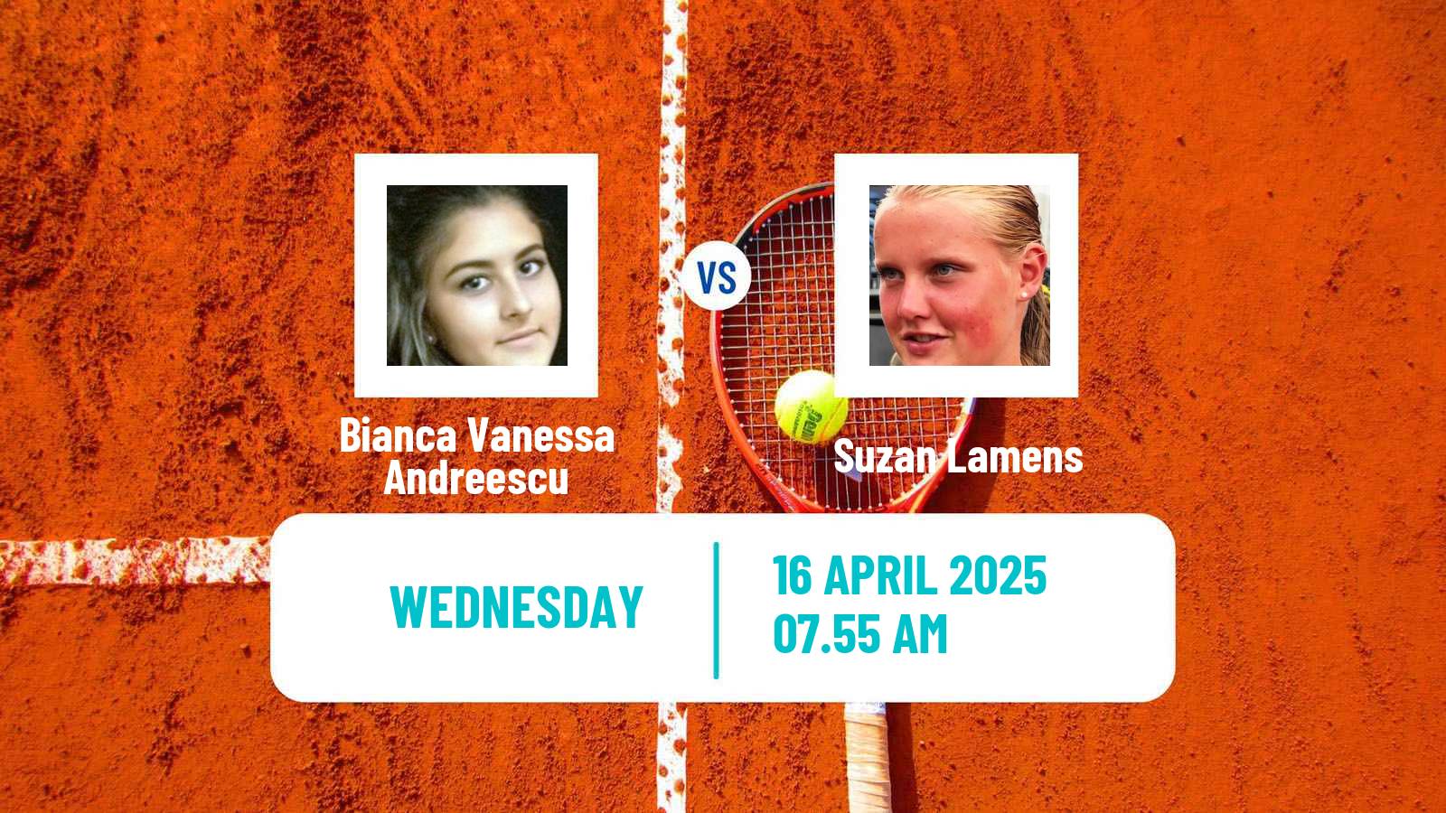 Tennis WTA Rouen Bianca Vanessa Andreescu - Suzan Lamens