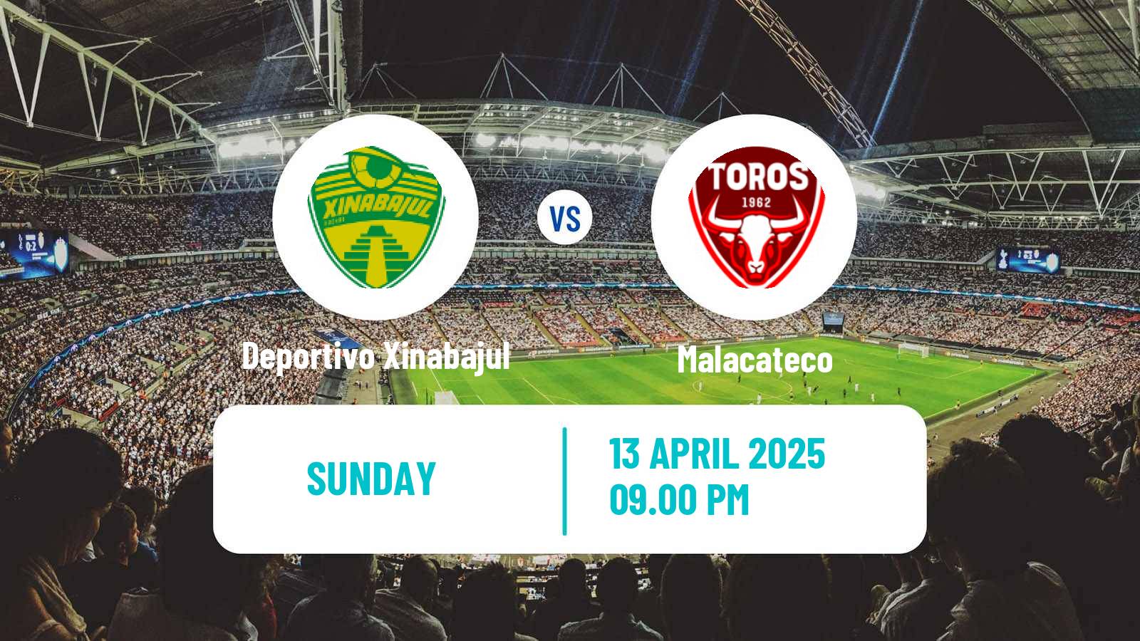 Soccer Guatemala Liga Nacional Deportivo Xinabajul - Malacateco