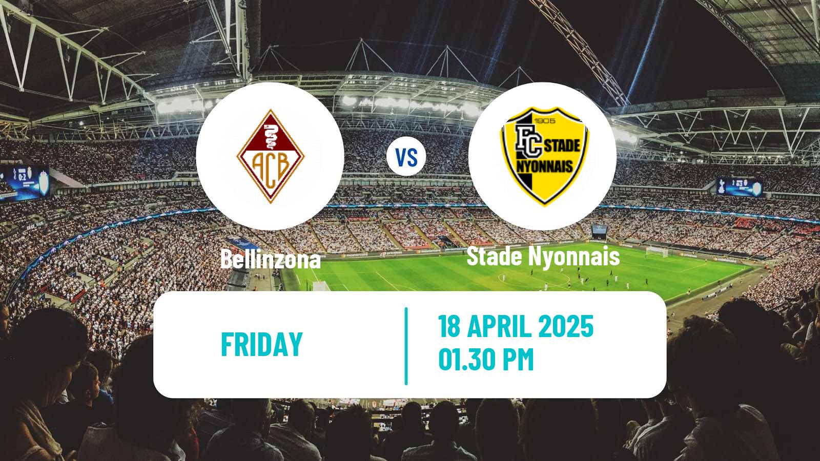 Soccer Swiss Challenge League Bellinzona - Stade Nyonnais