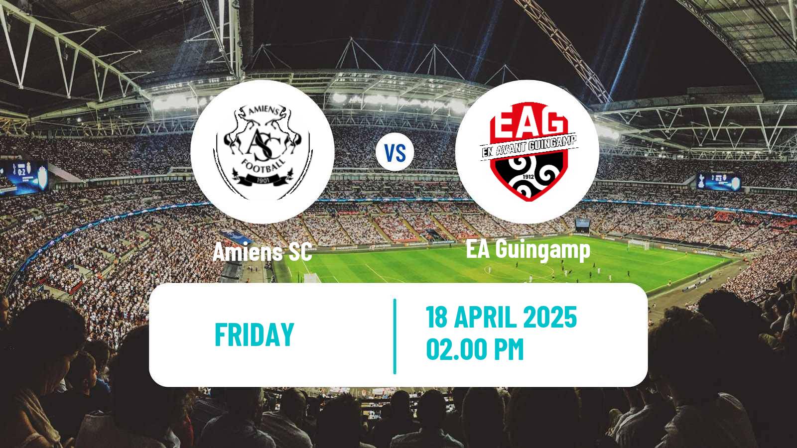 Soccer French Ligue 2 Amiens - Guingamp