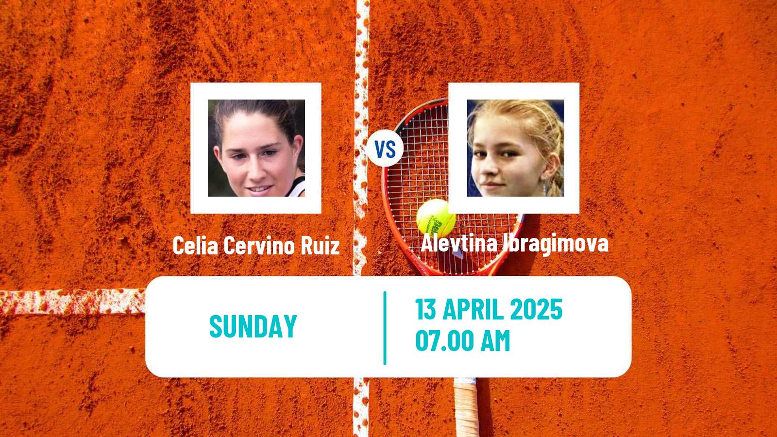 Tennis Oeiras Challenger Women 2025 Celia Cervino Ruiz - Alevtina Ibragimova