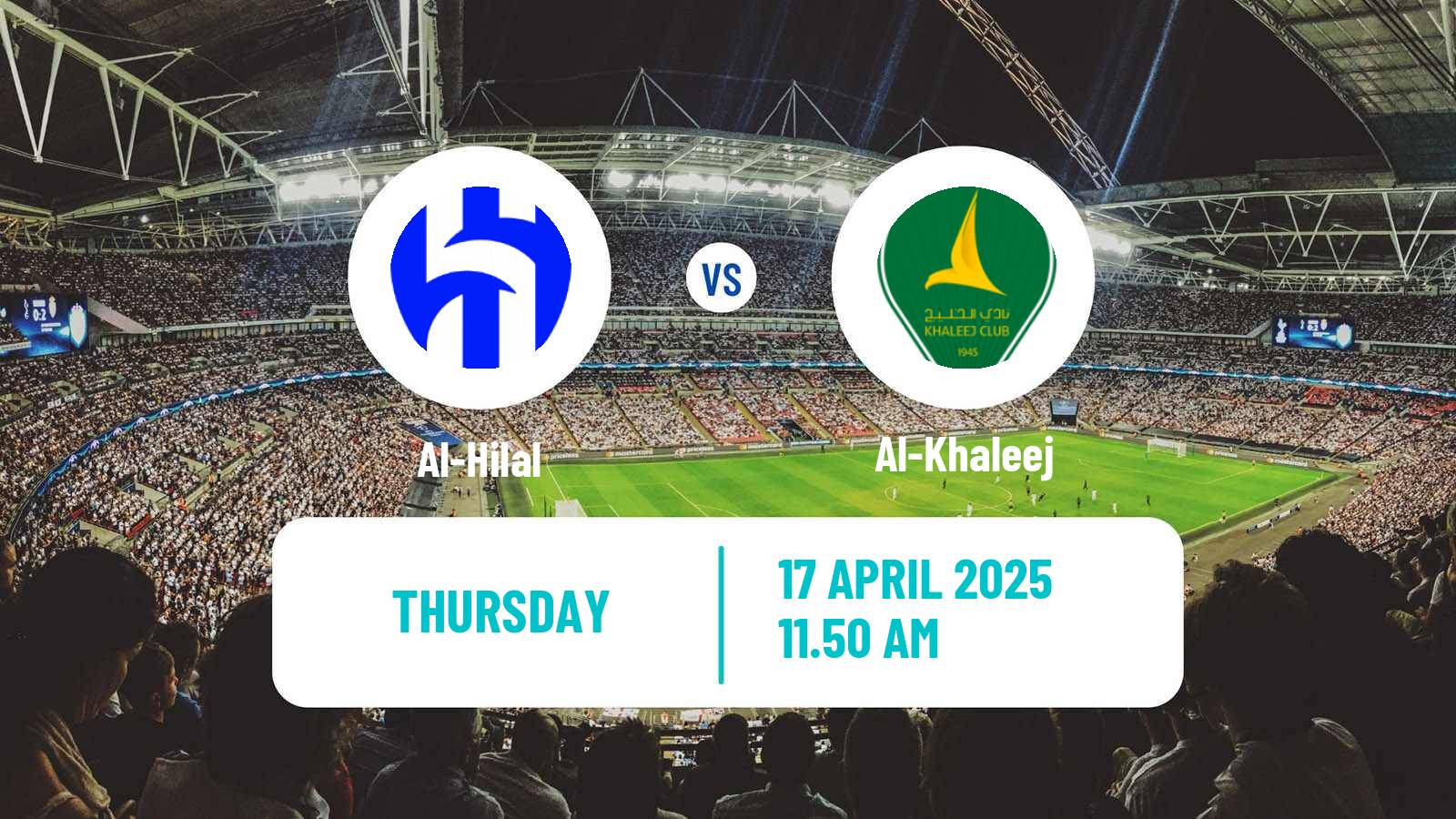 Soccer Saudi Professional League Al-Hilal - Al-Khaleej