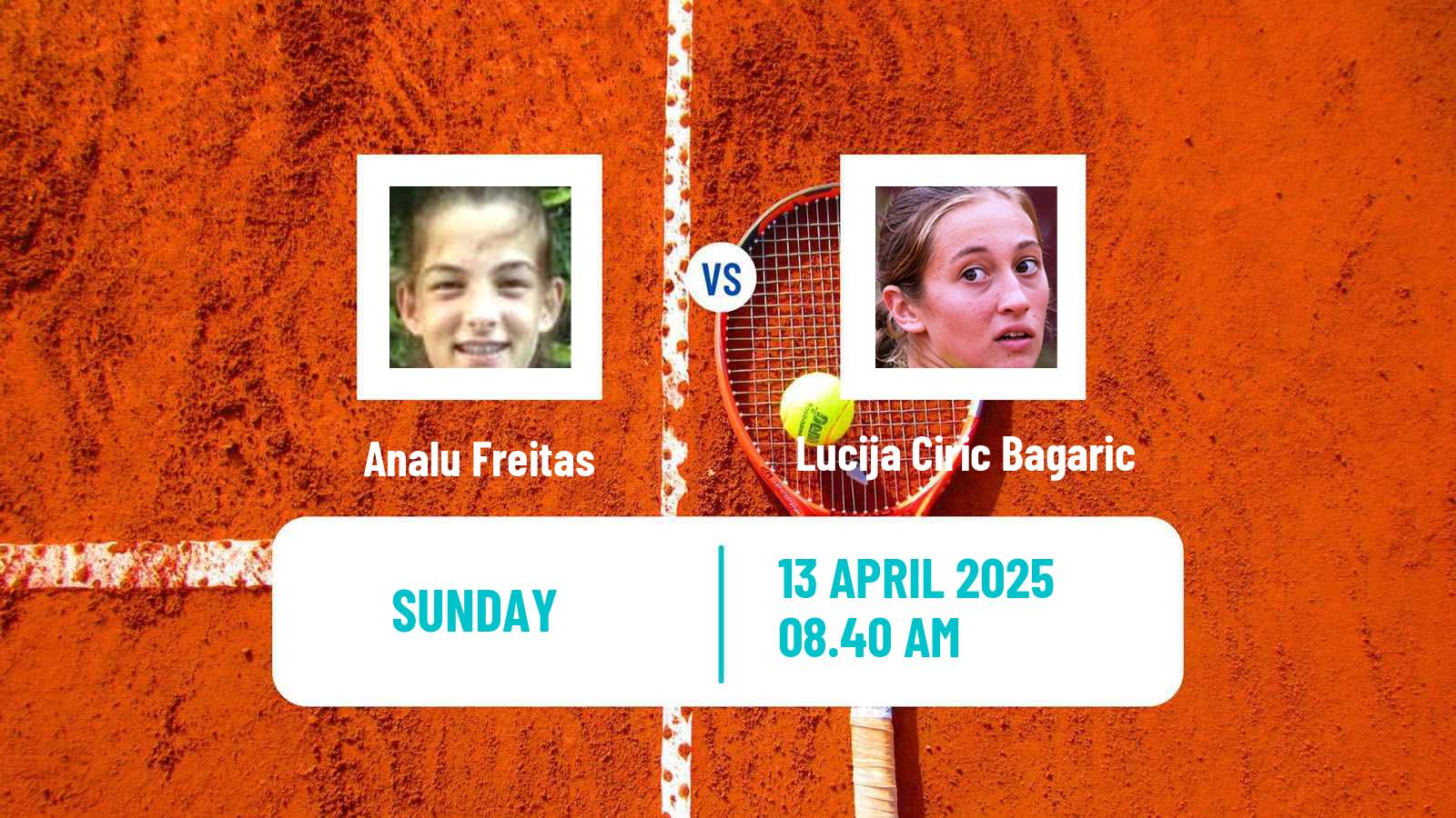 Tennis Oeiras Challenger Women Analu Freitas - Lucija Ciric Bagaric