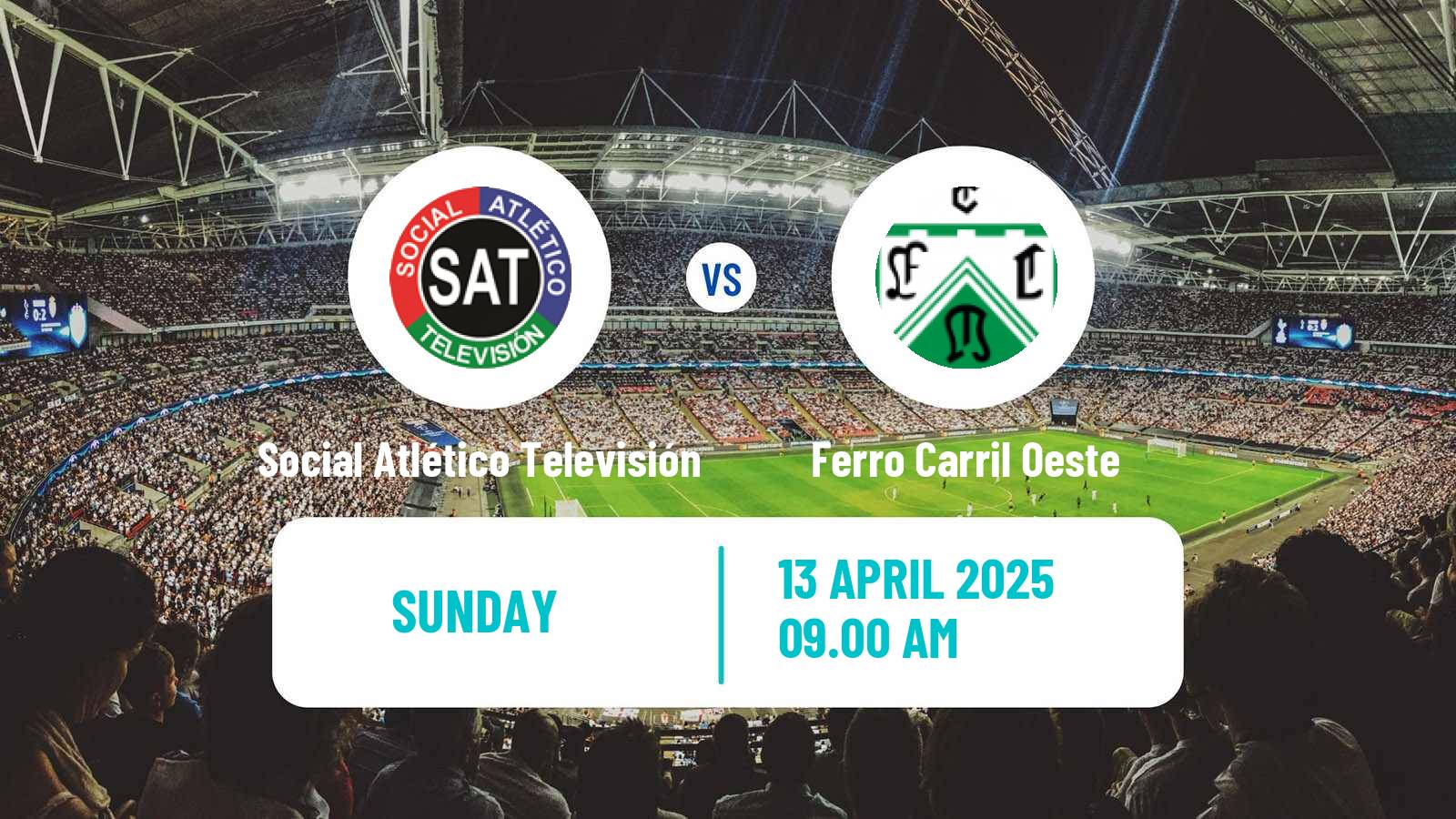 Soccer Argentinian Primera A Women Social Atlético Televisión - Ferro Carril Oeste