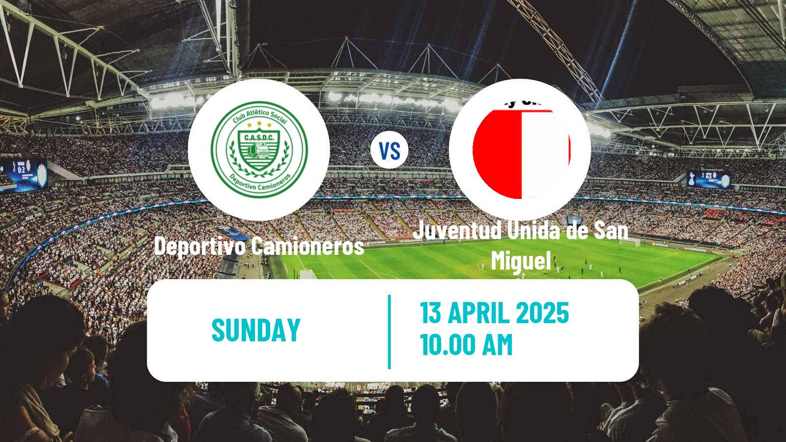Soccer Argentinian Primera C Deportivo Camioneros - Juventud Unida de San Miguel