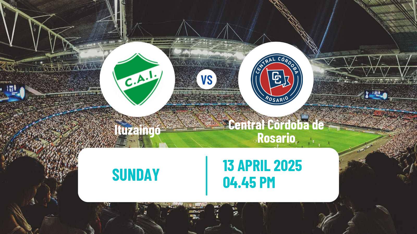 Soccer Argentinian Primera C Ituzaingó - Central Córdoba de Rosario