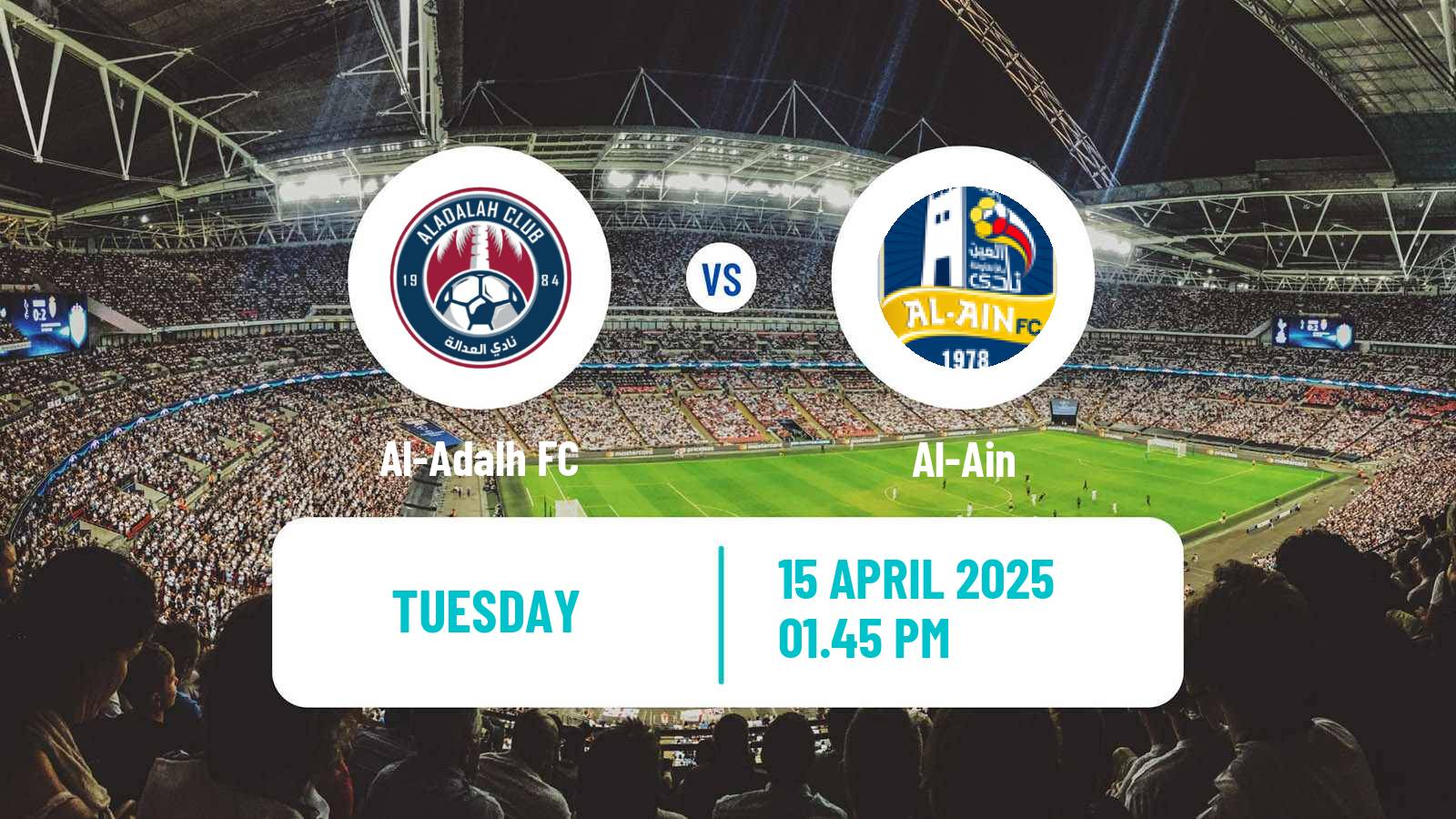 Soccer Saudi Division 1 Al-Adalh - Al-Ain
