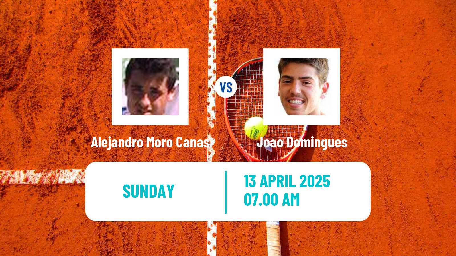 Tennis Oeiras 3 Challenger Men Alejandro Moro Canas - Joao Domingues