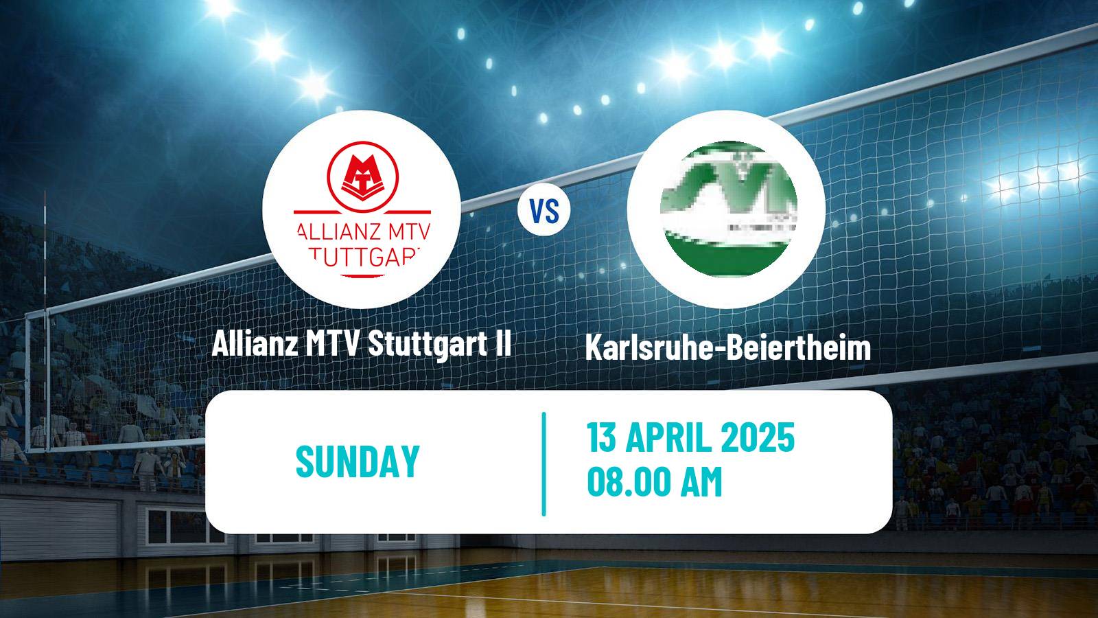 Volleyball German 2 Bundesliga South Volleyball Women Allianz MTV Stuttgart II - Karlsruhe-Beiertheim