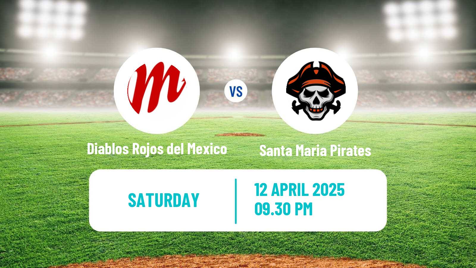 Baseball Champions League Americas Baseball Diablos Rojos del Mexico - Santa Maria Pirates