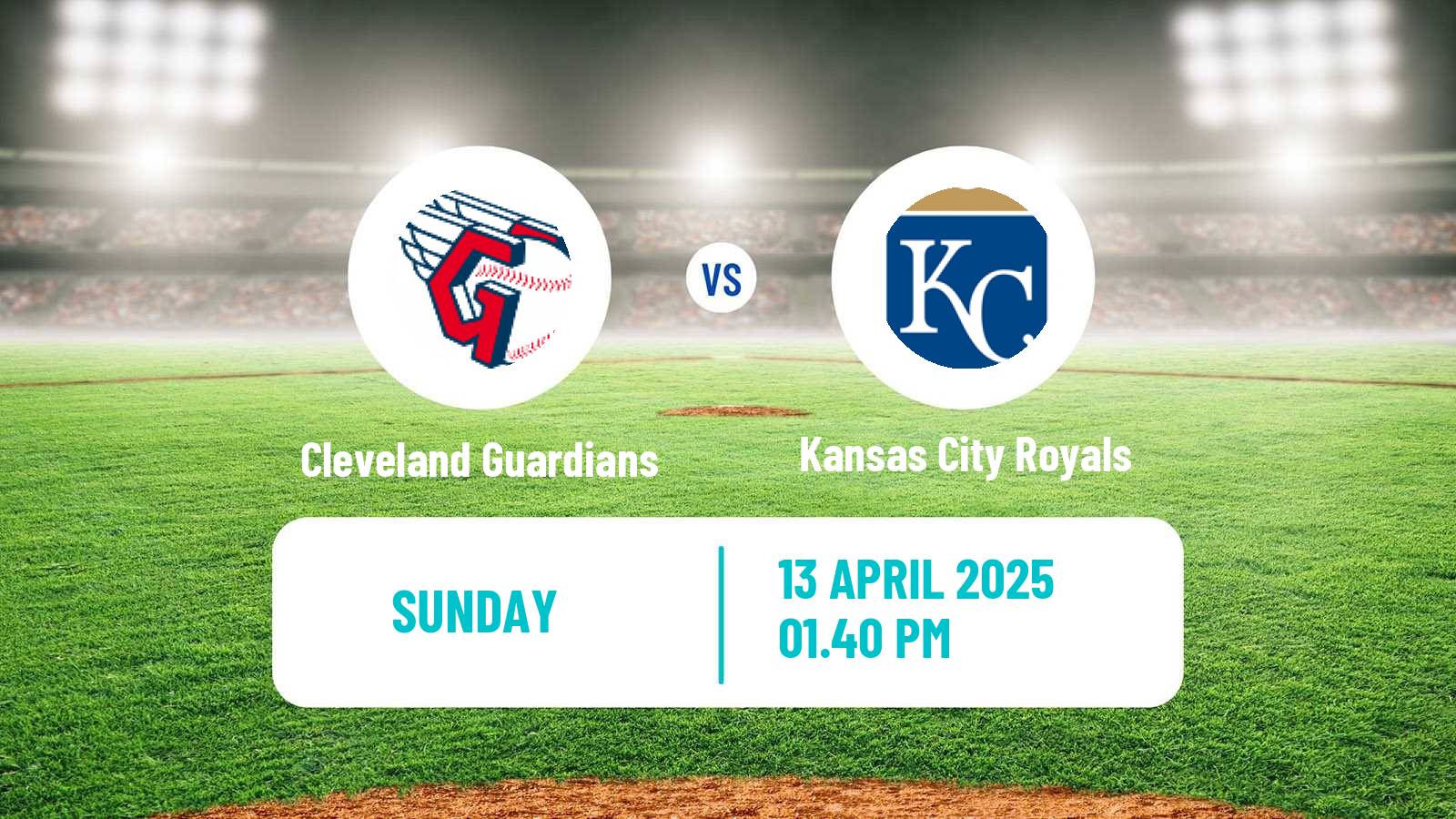 Baseball MLB Cleveland Guardians - Kansas City Royals