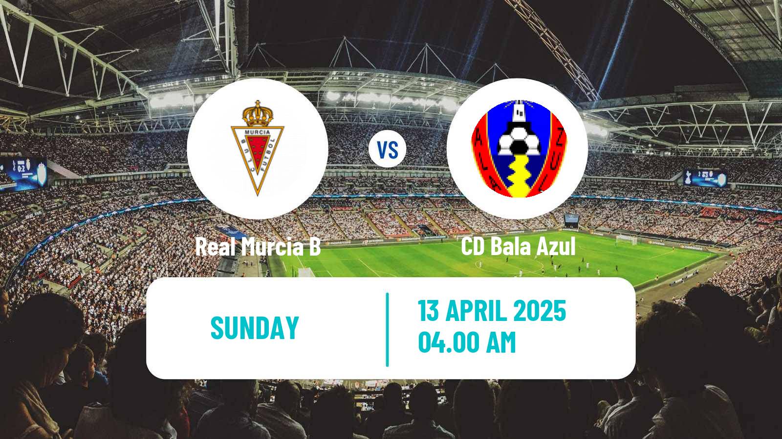 Soccer Spanish Tercera RFEF - Group 13 Real Murcia B - Bala Azul