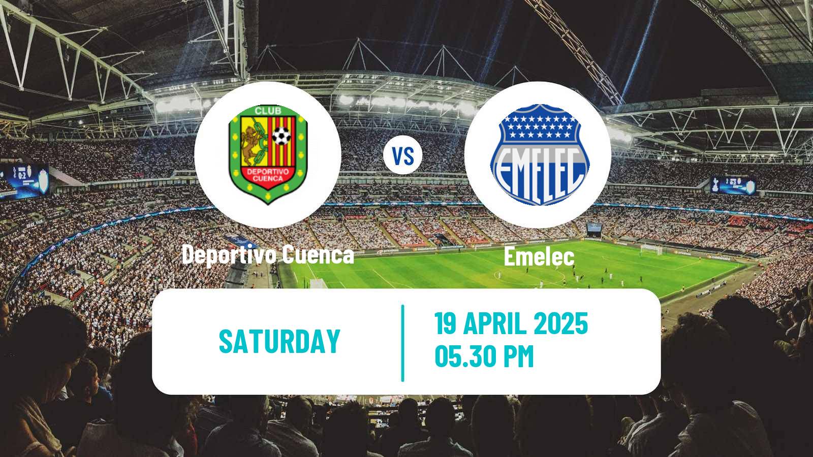Soccer Ecuadorian Liga Pro Deportivo Cuenca - Emelec
