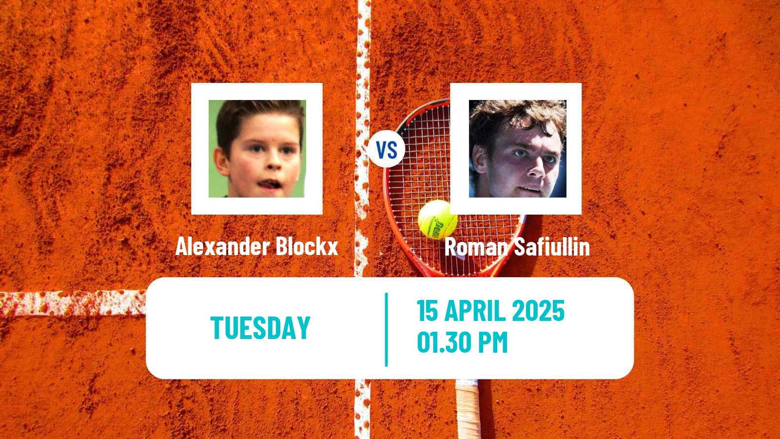 Tennis Oeiras 3 Challenger Men Alexander Blockx - Roman Safiullin