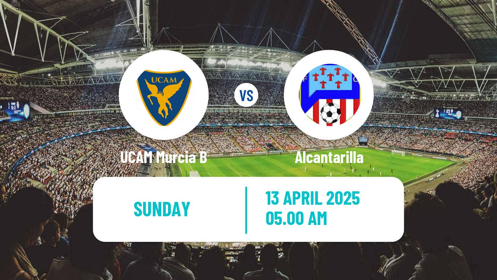 Soccer Spanish Tercera RFEF - Group 13 UCAM Murcia B - Alcantarilla