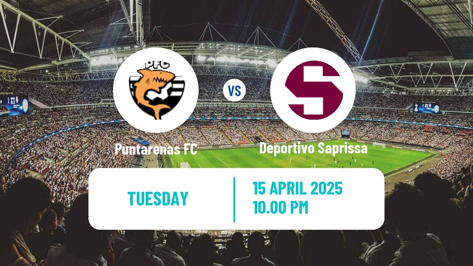 Soccer Costa Rican Primera Division Puntarenas FC - Deportivo Saprissa