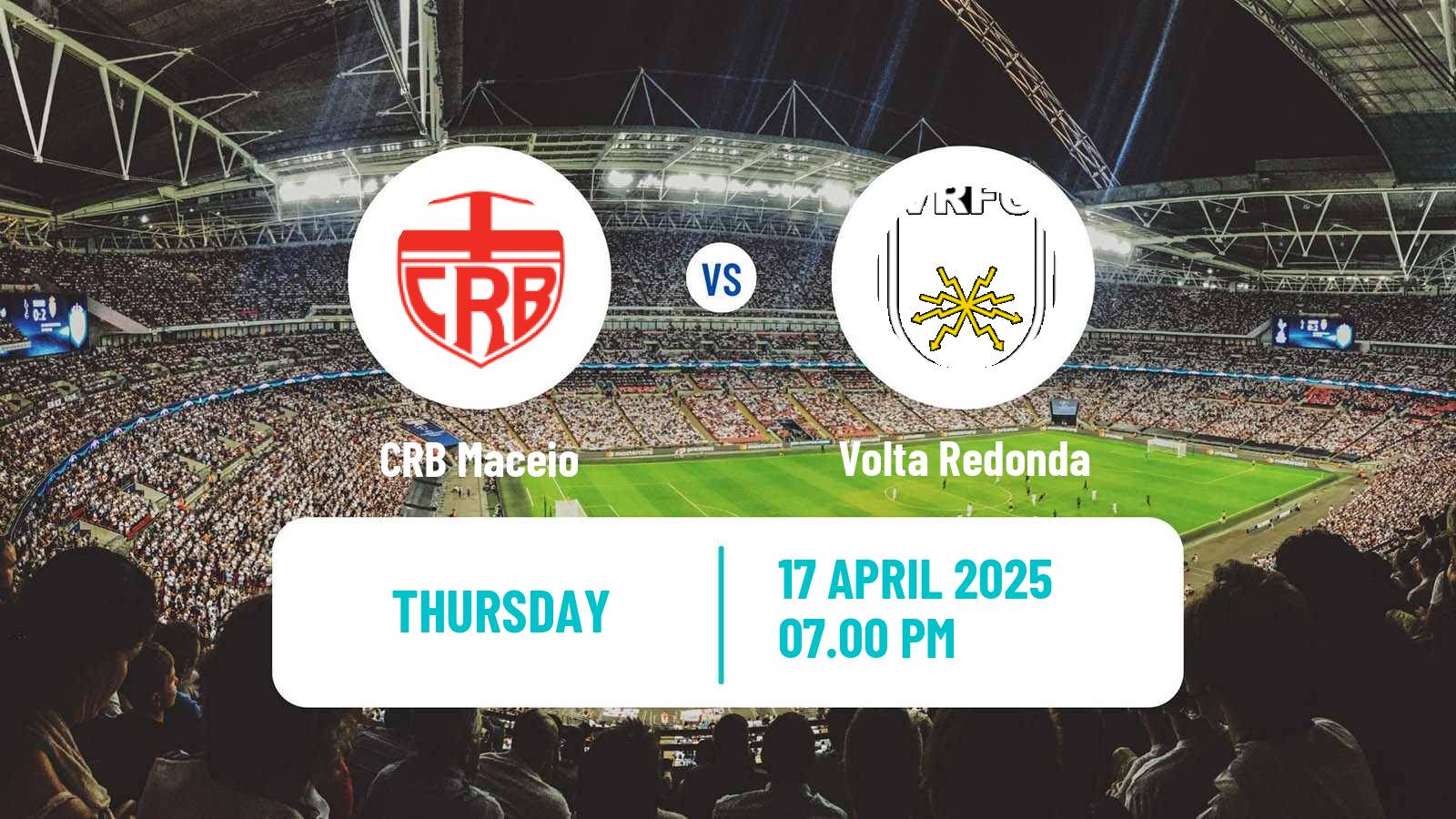 Soccer Brazilian Serie B CRB Maceio - Volta Redonda