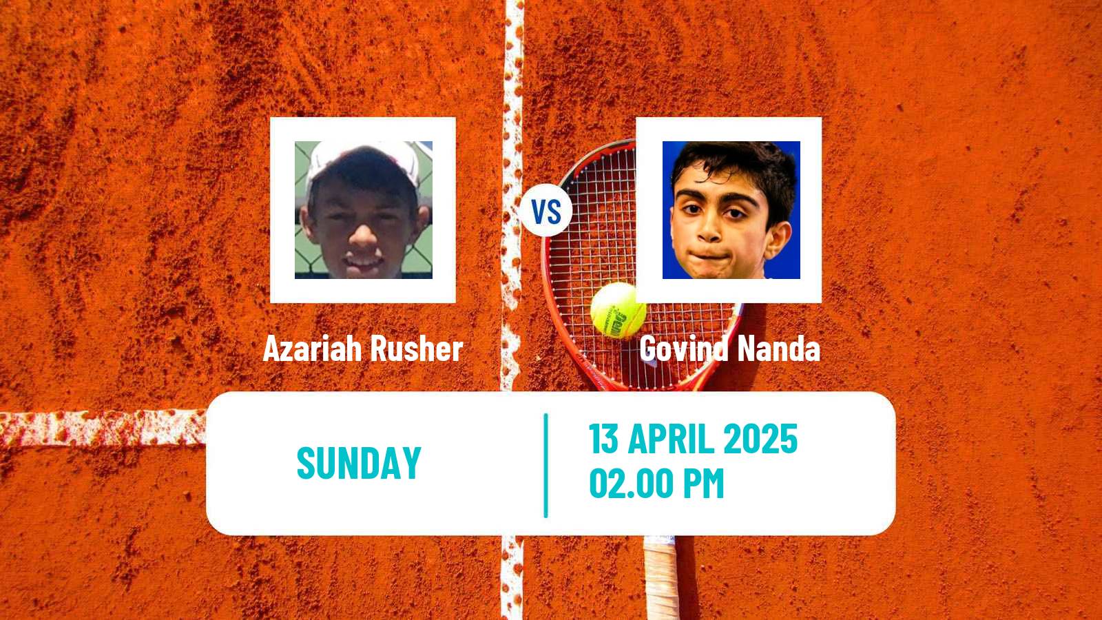 Tennis Tallahassee Challenger Men Azariah Rusher - Govind Nanda