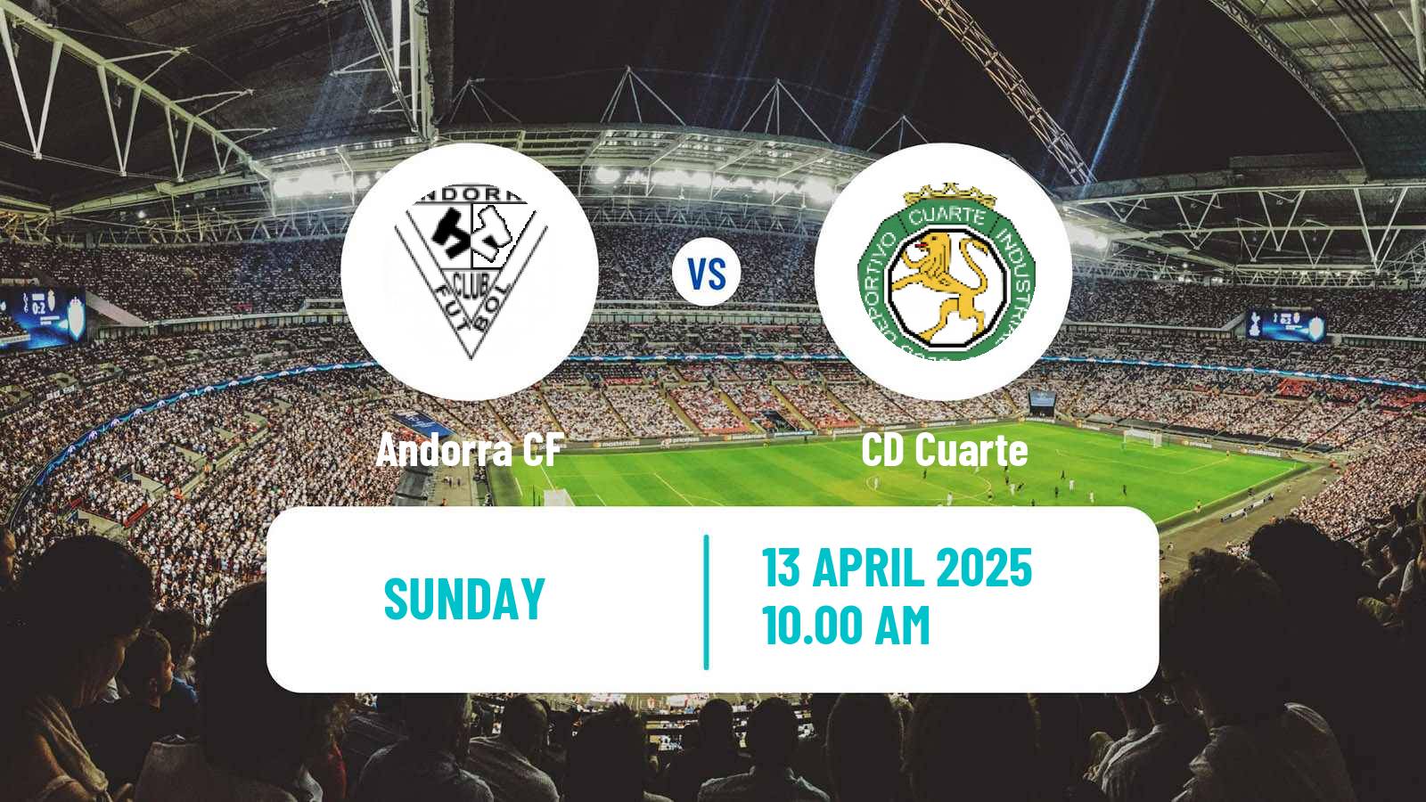 Soccer Spanish Tercera RFEF - Group 17 Andorra CF - Cuarte