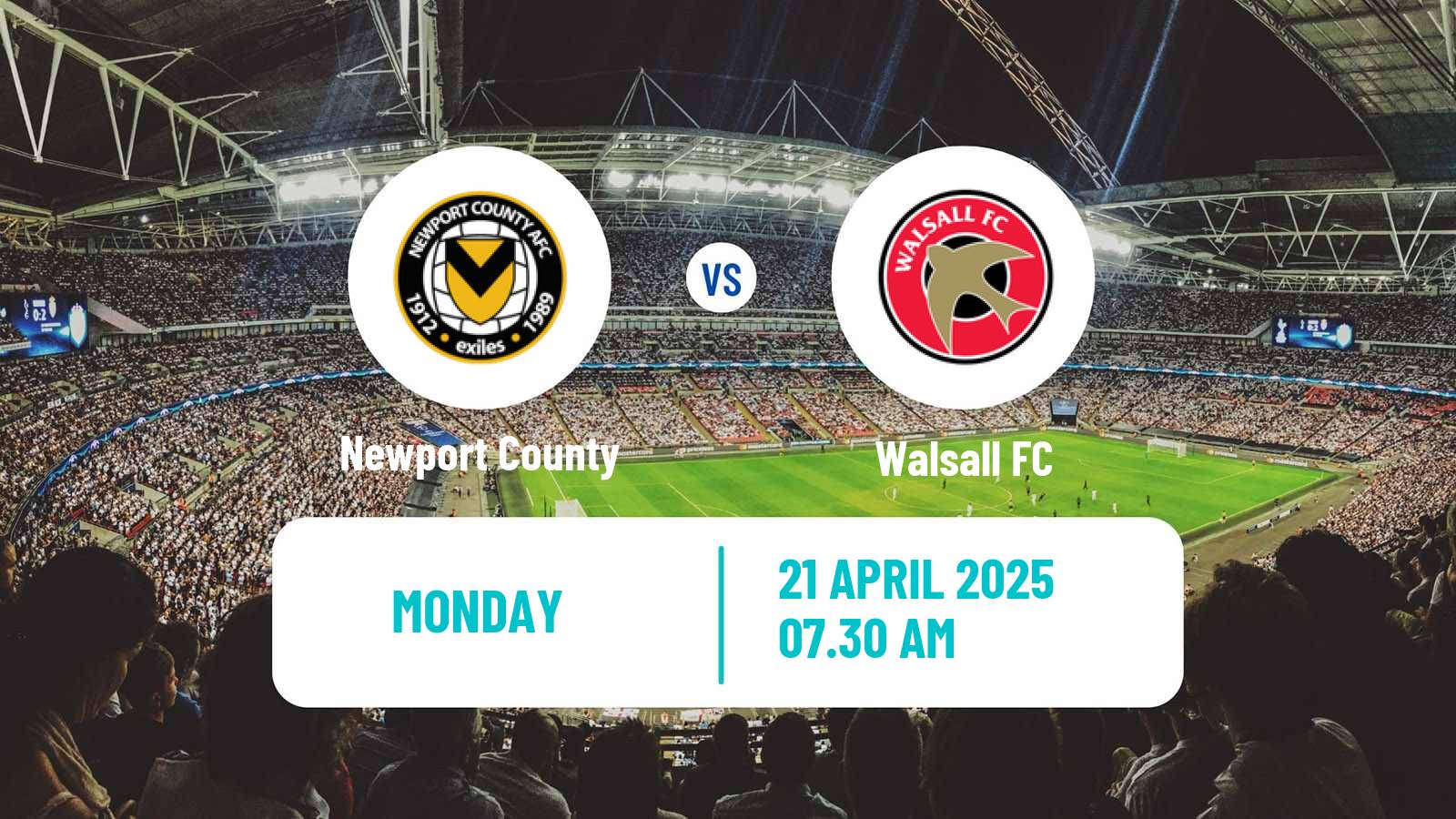 Soccer English League Two Newport County - Walsall