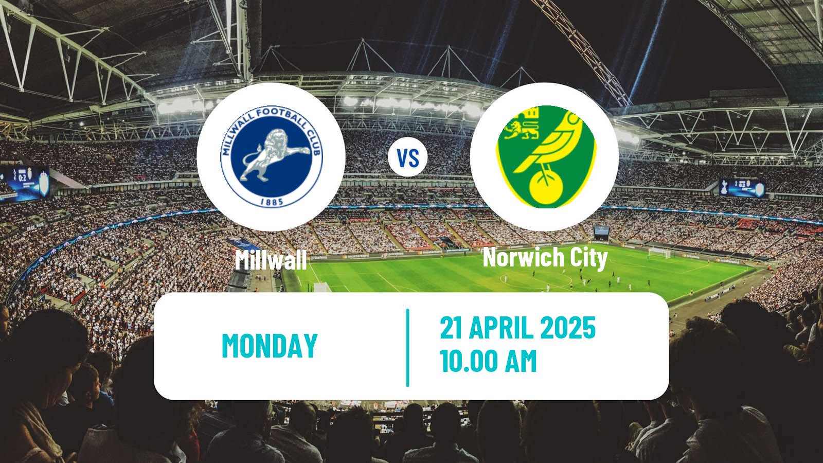 Soccer English League Championship Millwall - Norwich City