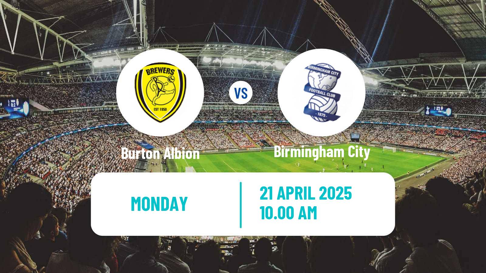 Soccer English League One Burton Albion - Birmingham City