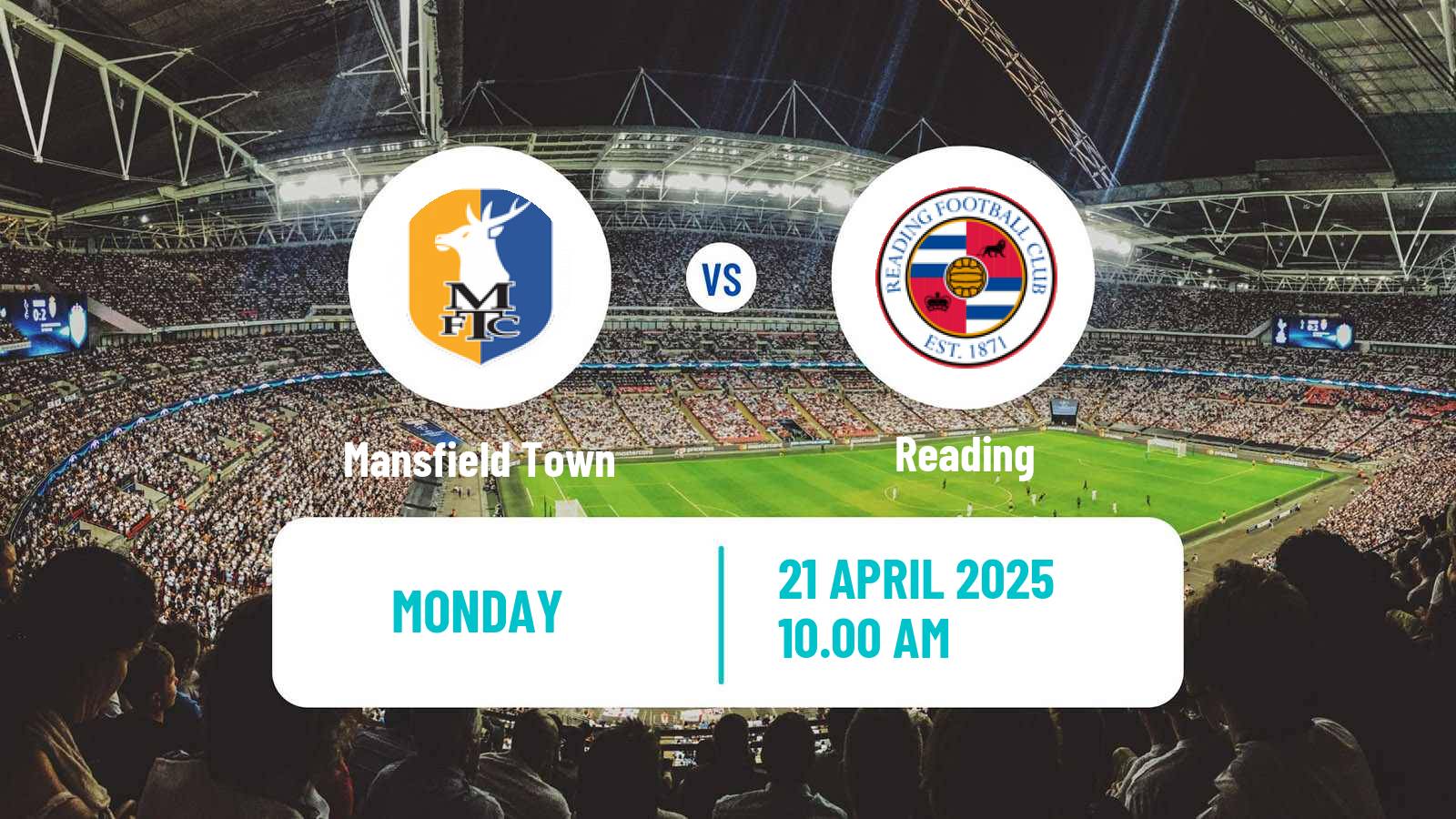 Soccer English League One Mansfield Town - Reading