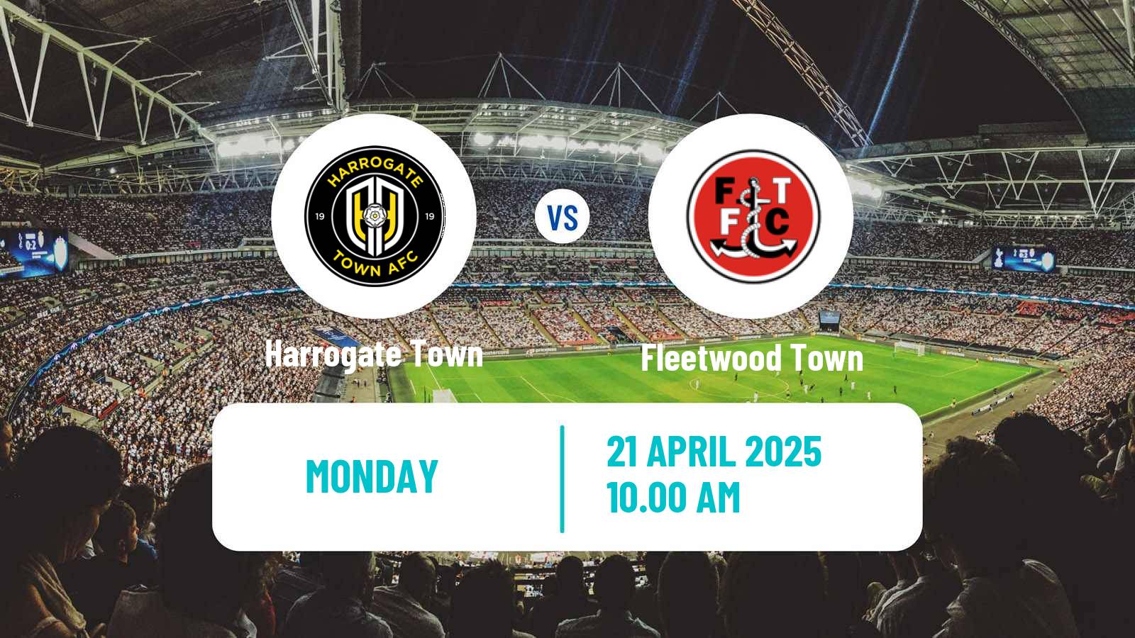Soccer English League Two Harrogate Town - Fleetwood Town