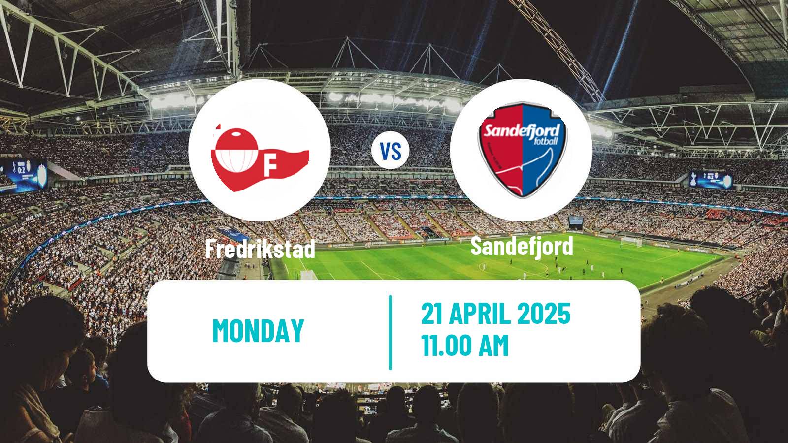 Soccer Norwegian Eliteserien Fredrikstad - Sandefjord
