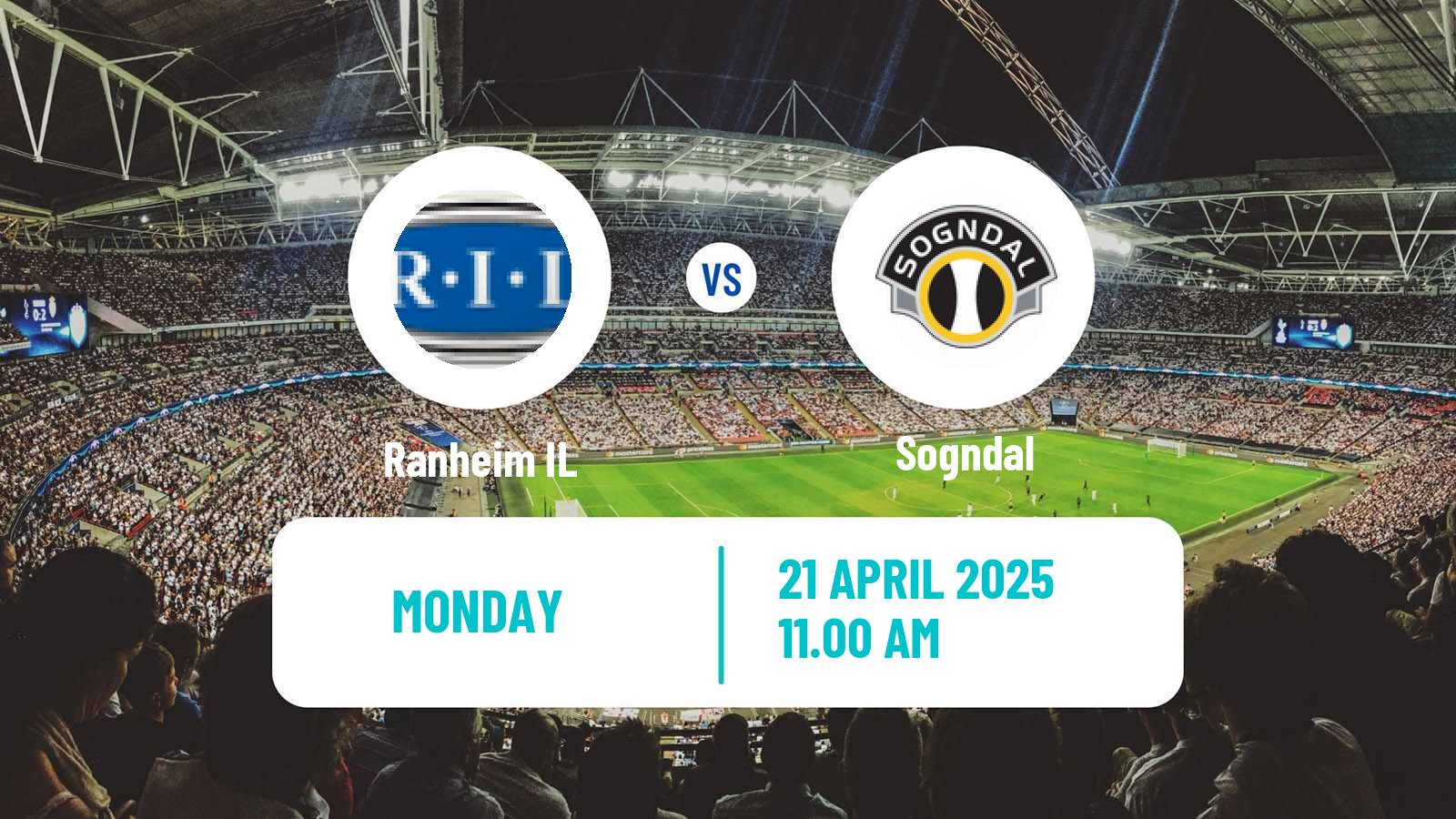 Soccer Norwegian Adeccoligaen Ranheim - Sogndal