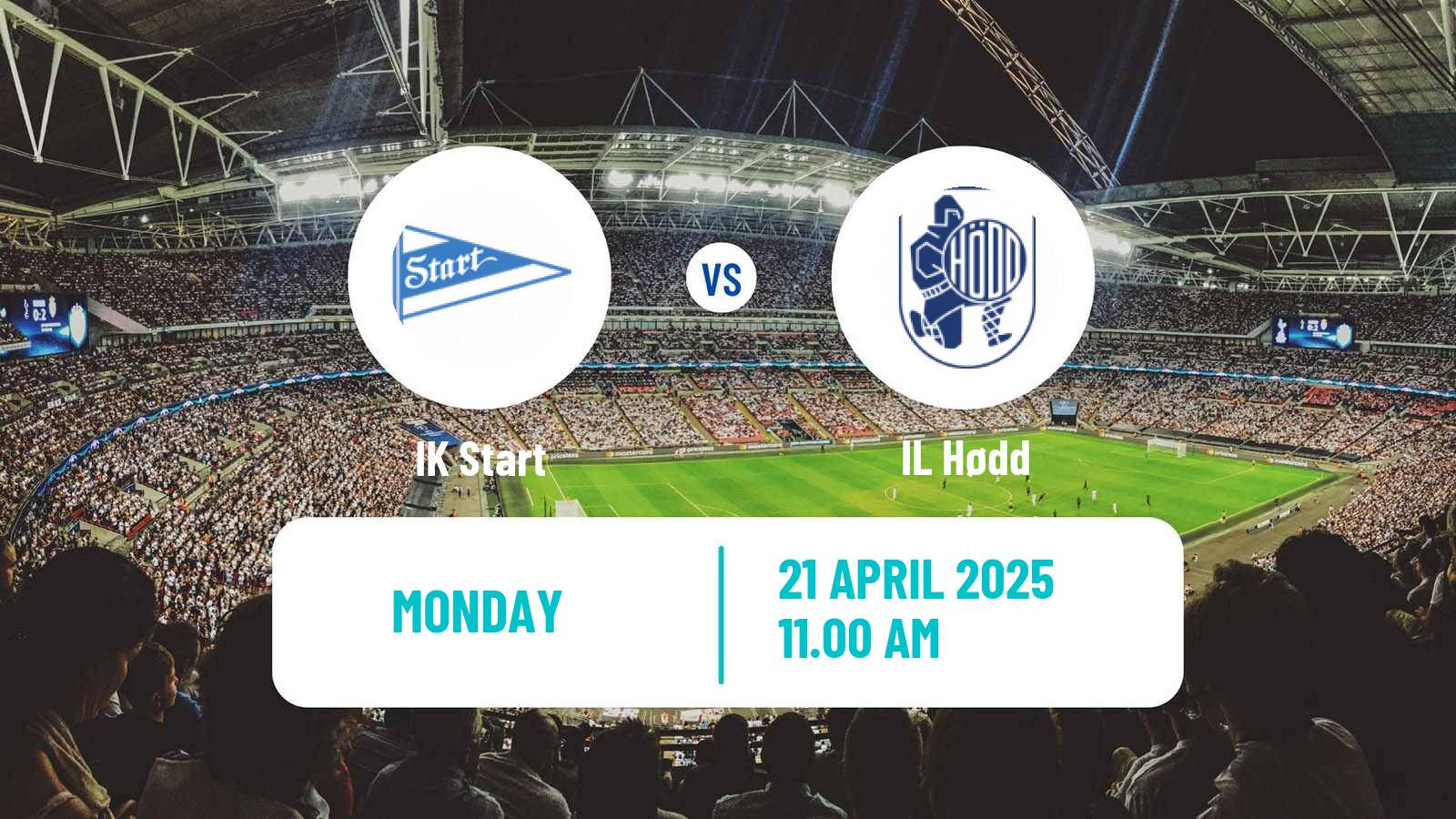 Soccer Norwegian Adeccoligaen Start - Hødd