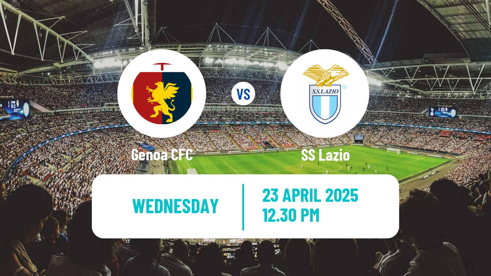 Football Italian Serie A Genoa - Lazio