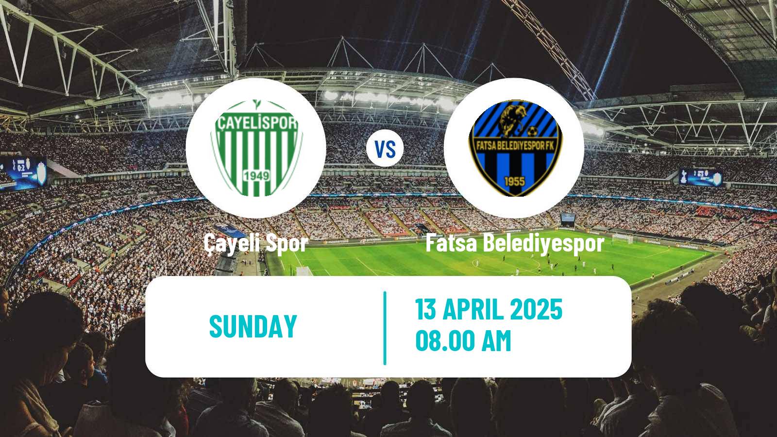 Soccer Turkish 3 Lig Group 2 Çayeli Spor - Fatsa Belediyespor