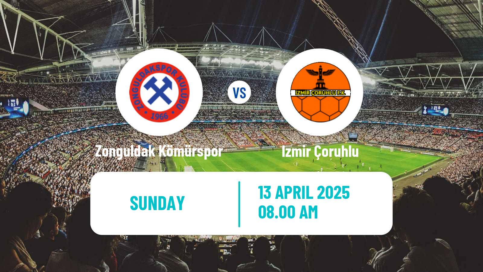 Soccer Turkish 3 Lig Group 4 Zonguldak Kömürspor - Izmir Çoruhlu